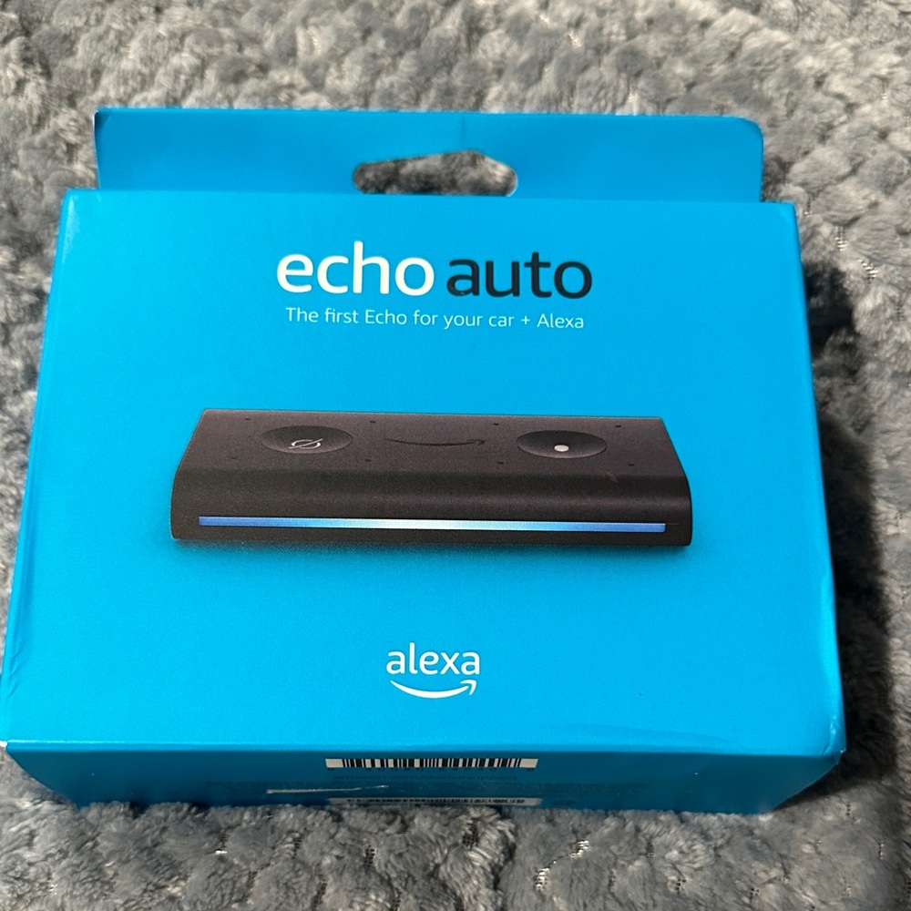 Echo Auto Car Stereo Receiver - Black with Blue Packaging